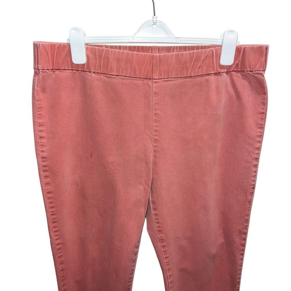 Soft Surroundings PXL Petite Coral Pull On Stretch Pants - Picture 5 of 10